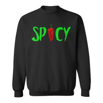 Sauce Lovers Hot Chilli Pepper Sweatshirt | Mazezy