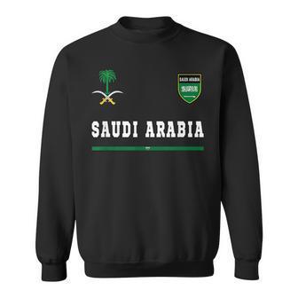 Saudi Arabia SportSoccer Jersey Flag Football Sweatshirt | Mazezy CA