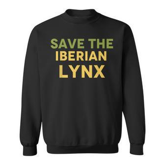 Save The Iberian Lynx Sweatshirt | Mazezy