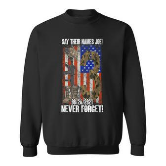 Say Their Names Joe Names 13 Army Heroes Sweatshirt | Mazezy