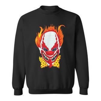 Scary Clown Spooky Horror Gift Sweatshirt | Mazezy