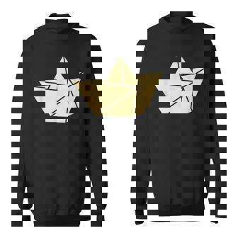 Scary Paper Toy Boat T Sweatshirt | Mazezy