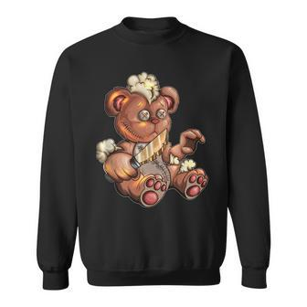 Scary Soft Toy Cuddly Toy Horror Movie Killer Teddy Bear Sweatshirt | Mazezy