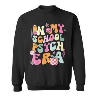 In My School Psych Era Retro School Psychologist Psychology Sweatshirt - Monsterry UK