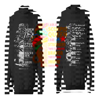 Scorpio Queen I Am Stronger Birthday For Scorpio Zodiac Sweatshirt | Mazezy