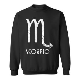 Scorpio Zodiac Sign October November Birthday Sweatshirt | Mazezy