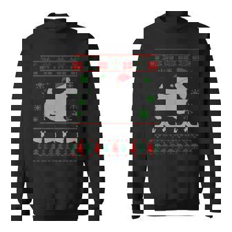 Scottie Dog Ugly Christmas Sweater For Dog Lovers Sweatshirt - Thegiftio