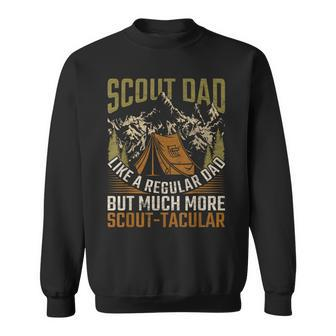 Scout Leader Scout-Tacular Scout Dad Sweatshirt | Mazezy