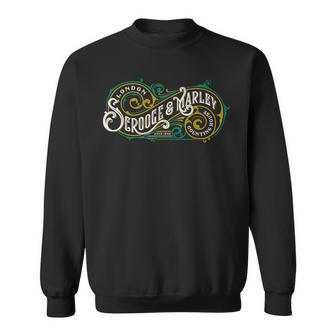 Scrooge And Marley Counting House Christmas Carol Vintage Sweatshirt | Mazezy
