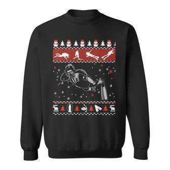 Scuba Diver Ugly Christmas Sweater Sweatshirt | Mazezy