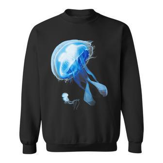 Sea Nettle Jellyfish Diving Underwater Beauty Sweatshirt | Mazezy