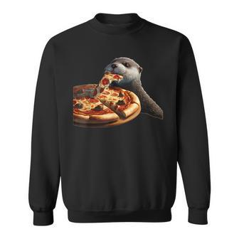 Sea Otter Lover Funny Design Sweatshirt - Seseable