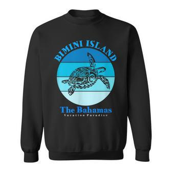 Sea Turtle Bimini Island Bahamas Ocean Sweatshirt - Seseable