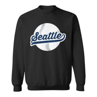 Seattle Baseball Vintage Pride Love City Sweatshirt | Mazezy