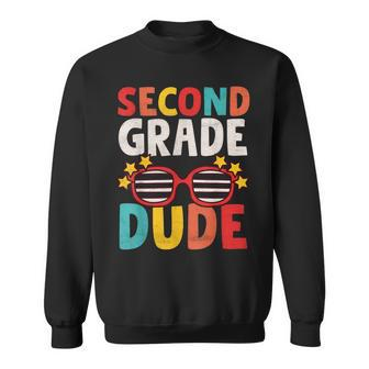 Second 2Nd Grade Dude First Day Of School Student Kids Boys Sweatshirt | Mazezy