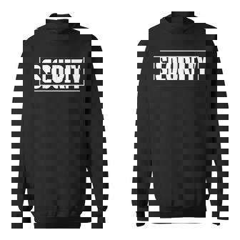 Security Security Guard Costume Security Officer Sweatshirt - Thegiftio