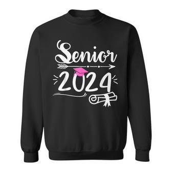 Senior 2024 Class Of 2024 Graduation Or First Day Of School Sweatshirt - Monsterry DE