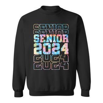 Senior 2024 Class Of 24 High School College Graduation Sweatshirt | Mazezy