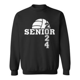 Senior Class Of 2024 Volleyball Seniors School Graduation Sweatshirt - Seseable