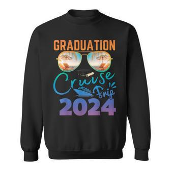 Senior Graduation Cruise Trip 2024 Ship Cruise Grad Trip Sweatshirt | Mazezy