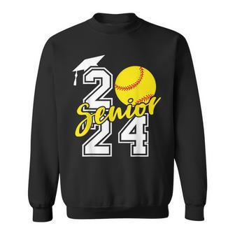 Senior Softball Softball Senior 2024 Class Of 2024 Sweatshirt - Seseable