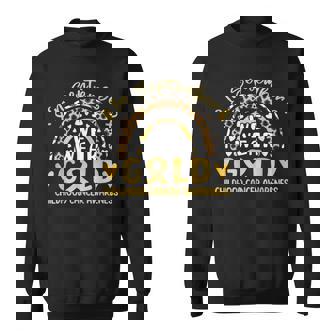 In September We Wear Gold Childhood Cancer Awareness Sweatshirt | Mazezy