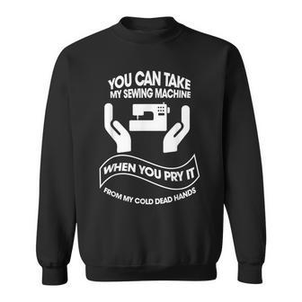 Sewing Machine Kit Funny Graphic For People Who Love 2 Sew Sweatshirt | Mazezy