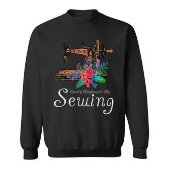 Sewing Novelty Saying T - Cute Sewer Quote Gift Sweatshirt | Mazezy AU