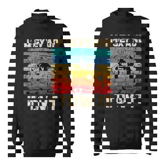 Im Sexy And I Tow It Camper Camping Sweatshirt | Mazezy