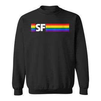 Sf Gay Pride Colors Outfits For Parades Festival Party Sweatshirt | Mazezy