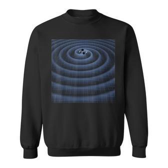 Sheldon Nerdy Two Black Holes Collide Space Science Sweatshirt | Mazezy