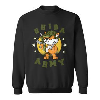 Shib Army Shiba Inu Coin Sweatshirt | Mazezy
