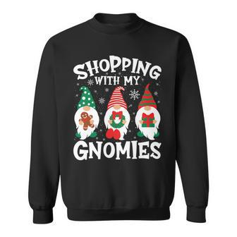 Shopping With My Gnomies Hanging Out Christmas Family Sweatshirt | Mazezy