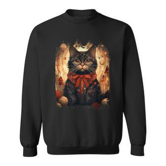 Siamese Minuet Cat 4Th July Fireworks Holiday Sweatshirt | Mazezy