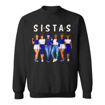 Sistas Melanin Queen Black History African Black Woman Magic Sweatshirt - Monsterry
