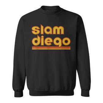 Slam Diego Funny Baseball Standard Baseball Funny Gifts Sweatshirt