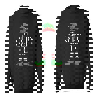 Sleepy Elf Matching Group Xmas Family Christmas Sweatshirt - Thegiftio UK