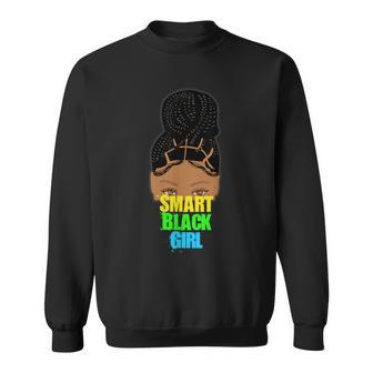 Smart Black Girl Young African American Girl N Drawing Young Funny Gifts Sweatshirt | Mazezy