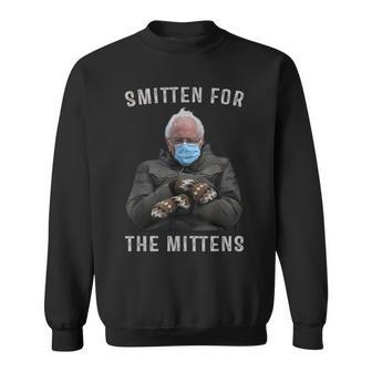 Smitten For The Mittens Funny Bernie Sanders Sweatshirt | Mazezy