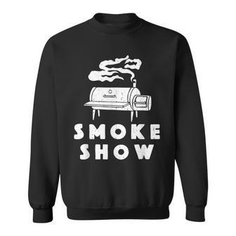 Smoke Show Funny Bbq Grilling Meat Grill Burnt Ends Barbecue Sweatshirt | Mazezy