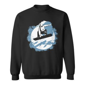 Snowboarding Mountain Wintersports Ski Sweatshirt | Mazezy
