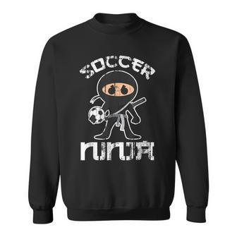 Soccer Ninja Cute Class Football Lovers Sweatshirt | Mazezy