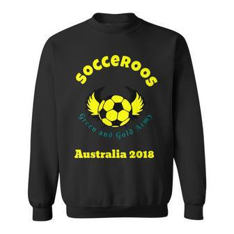 Socceroos Australian Fan Supporter T Sweatshirt | Mazezy
