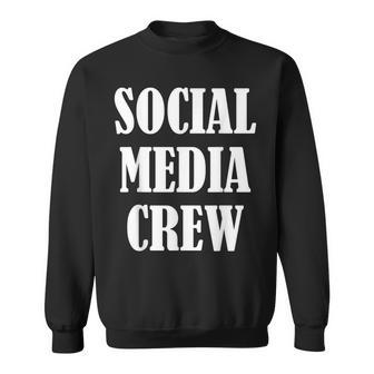 Social Media Staff Uniform Social Media Crew Sweatshirt | Mazezy UK