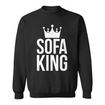 Sofa King Crown Couch Potato Sweatshirt | Mazezy