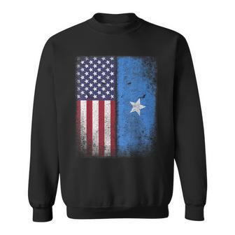 Somali American Flag Somalia Usa Somalian America Sweatshirt | Mazezy