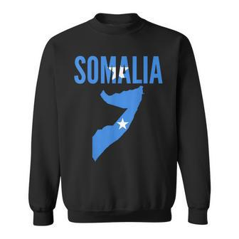Somali Somalia Country Map Flag Sweatshirt | Mazezy