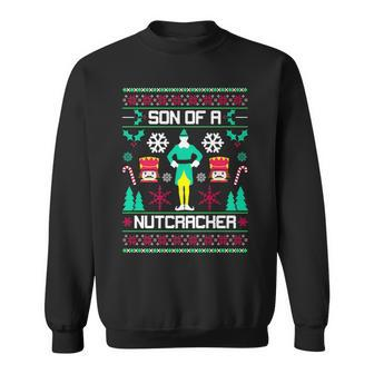 Son Of A Nutcracker Ugly Christmas Sweater Novelty Sweatshirt - Monsterry