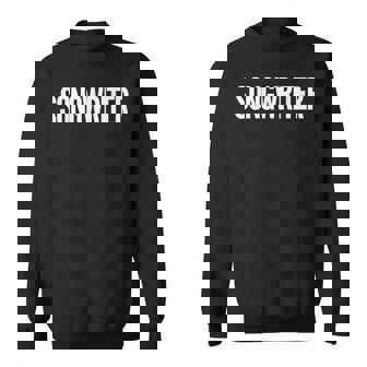 Songwriter Job Title Work Uniform Costume Funny Sweatshirt | Mazezy