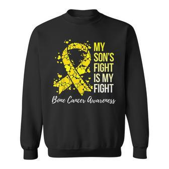 My Son’S Fight Is My Fight Bone Cancer Awareness Sweatshirt | Mazezy